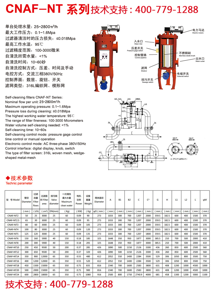 自清洗過濾器CNAF-NT-B